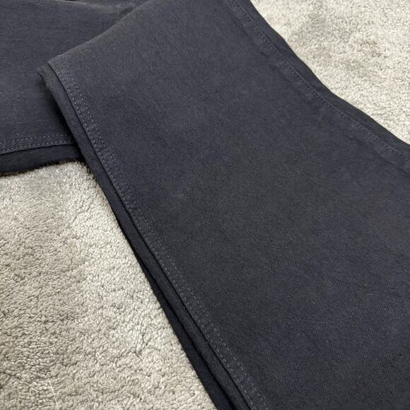 Madewell Denim Flare Leg Jumpsuit in Bonner Wash Black Size 0 NWOT Sleeveless - Picture 16 of 16